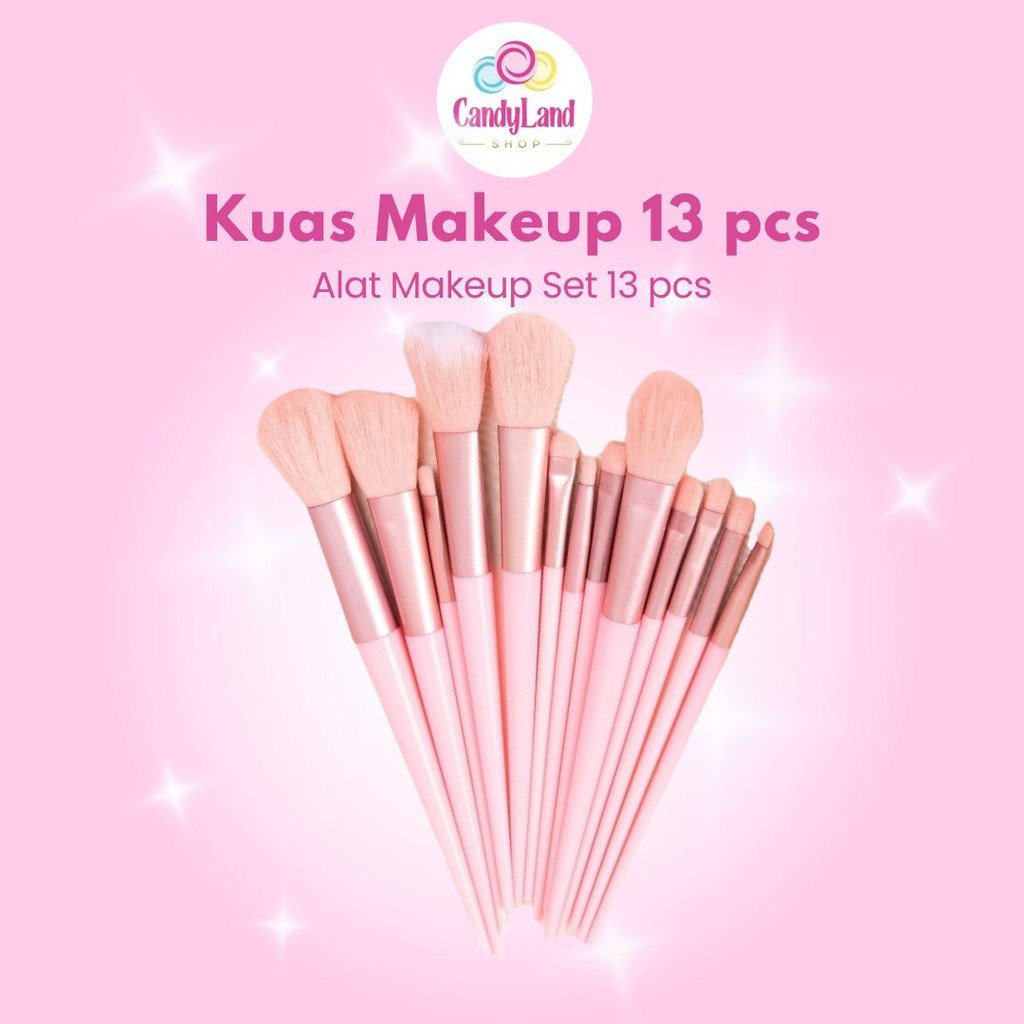Kuas Make Up Set 13pcs Alat Make Up Brush Make Up Set Lengkap Brush Make Up Set Premium