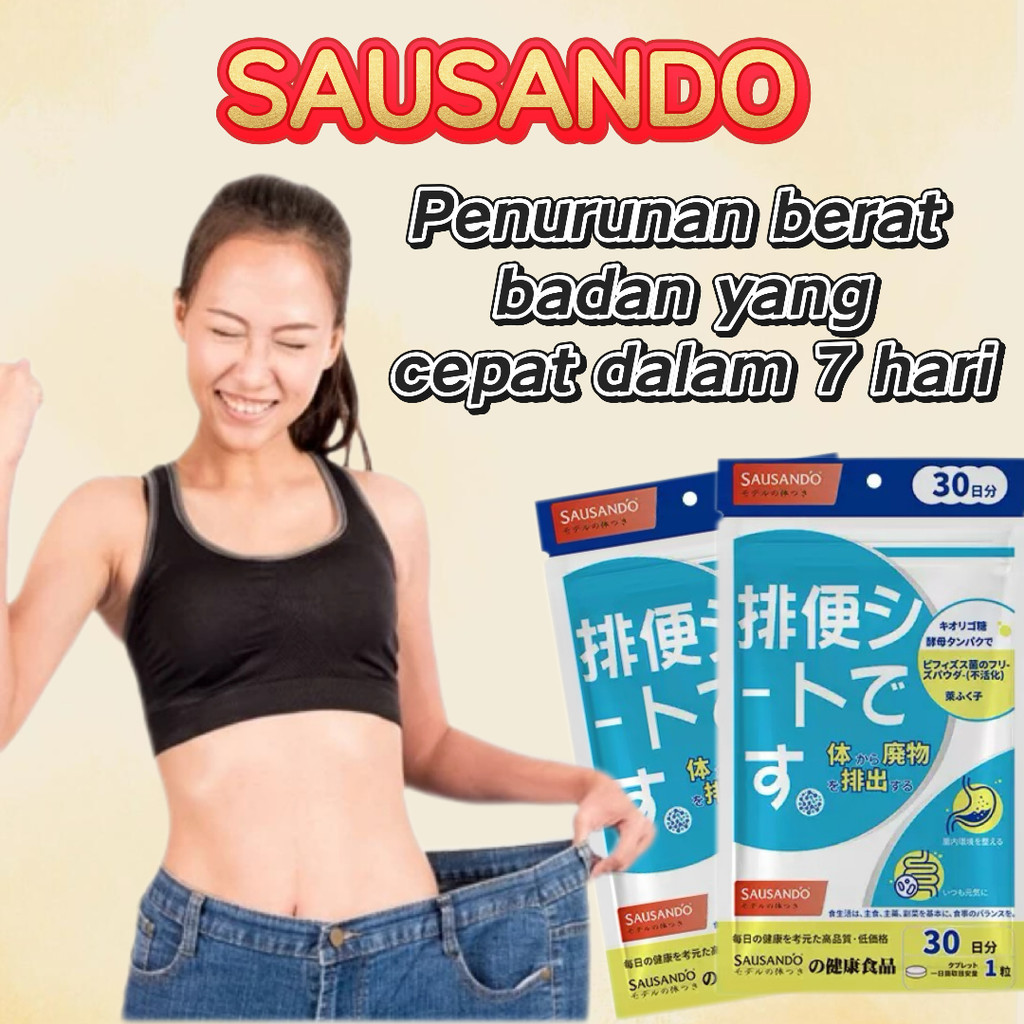 SAUSANDO Suplemen Pelangsing – Bantu Buang Lemak & Detox dalam 7 Hari