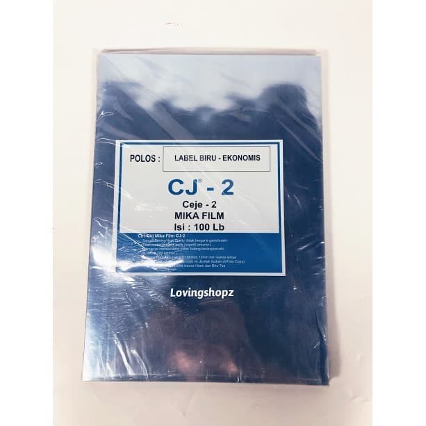 

Andma Plastik Mika untuk/buat jilid ukuran A4, Plastik Mika Film