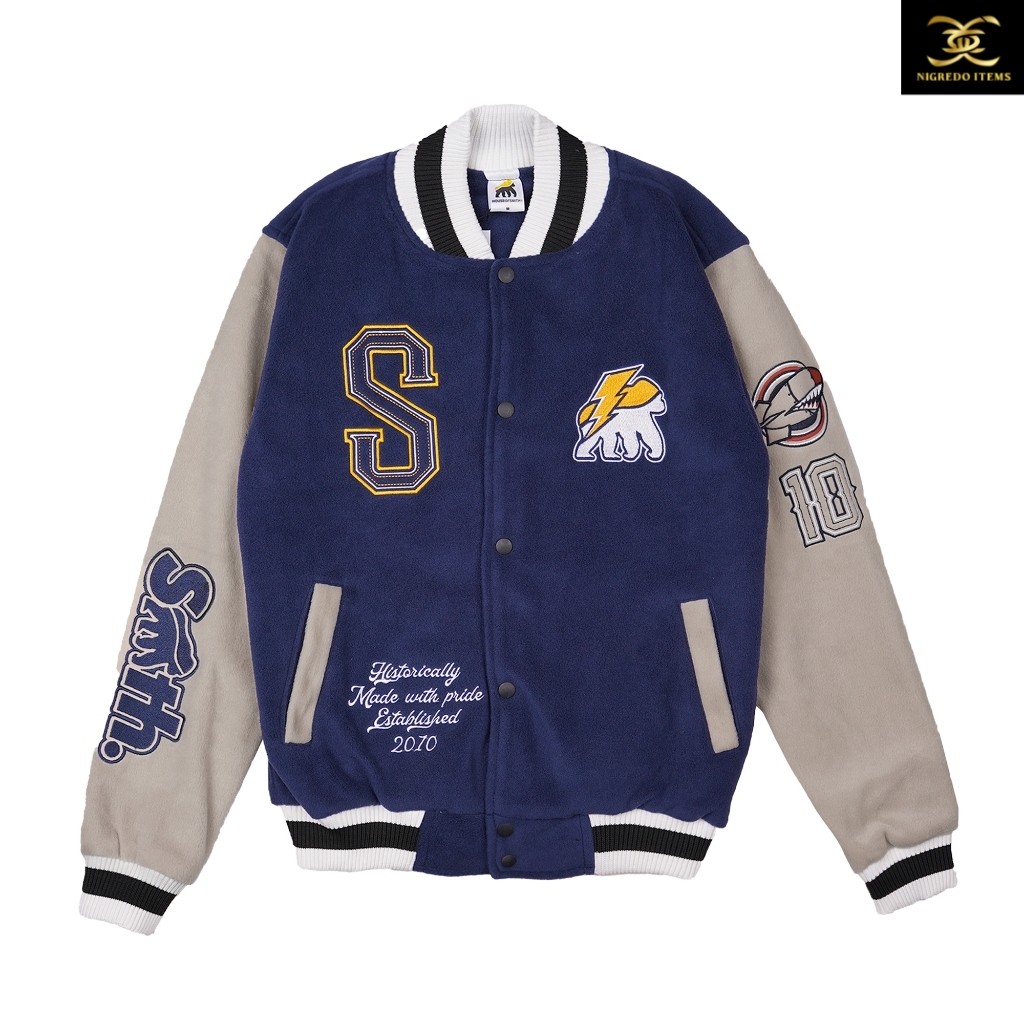 House of Smith Jaket Varsity Pria - New Chamsity #8 - Jacket