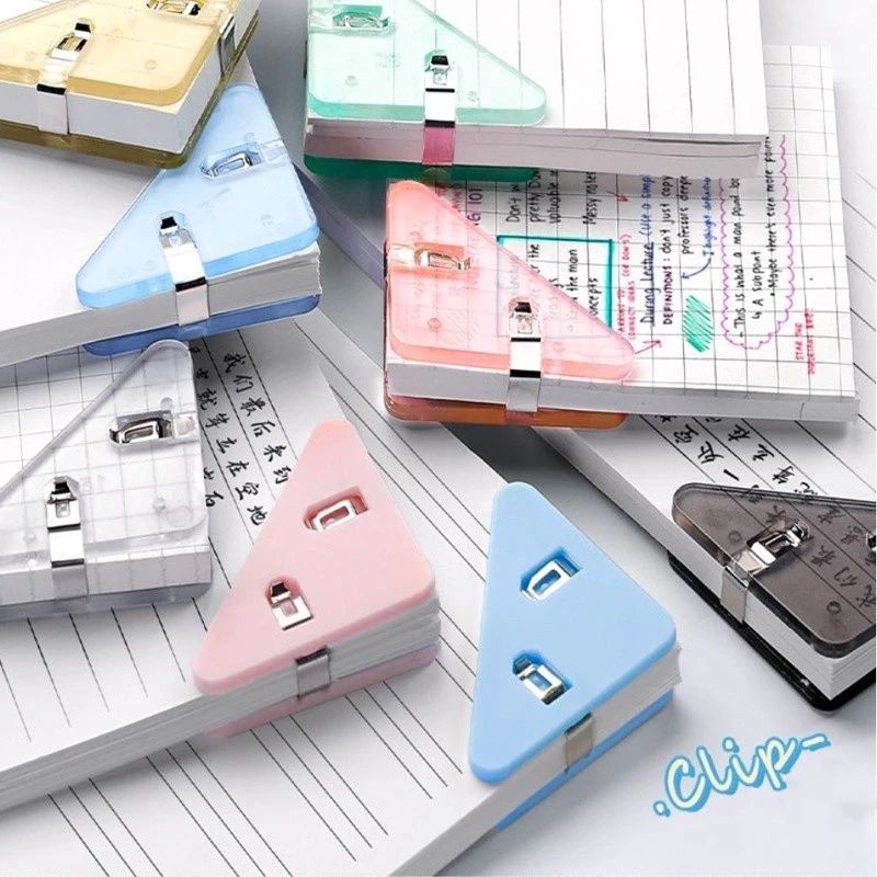 

Paper Clip Segitiga Warna Warni / Sudut Penjepit Kertas