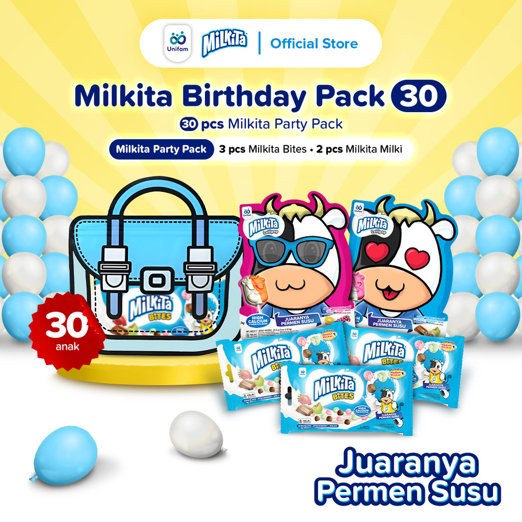 

Milkita Bingkisan Ulang Tahun Anak (30 Bag)
