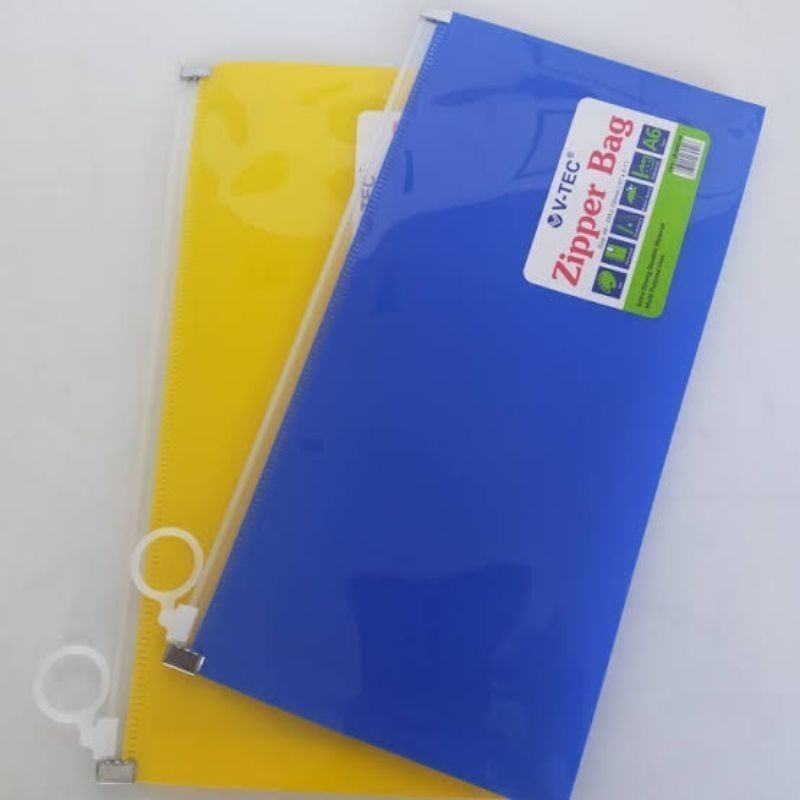 

V-TEC ZIPPER BAG TYPE ZB 8005 A6 WARNA CAMPUR