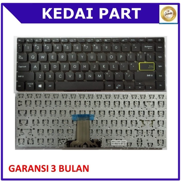 Keyboard Asus A413 X413 X413EA X413F X413FA X413JA X421 X421F - Black