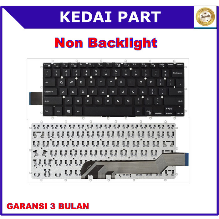 Keyboard Dell 13-5378 14-7467 14-7472 14-7560 14-7568 14-7569 14-7572 Backlight Backlite - Non Backl