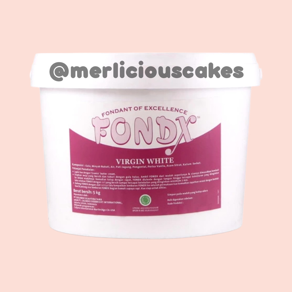 

Fondx Virgin White Fondant 5 Kg