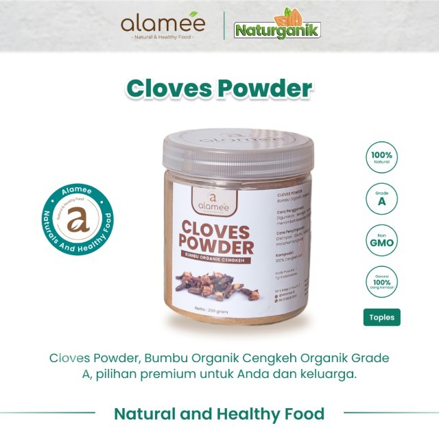 

ALAMEE Bubuk Cengkeh Bumbu Dapur Instan Clove Powder Ground Spice Murni Asli Seasoning Organik Naturganik