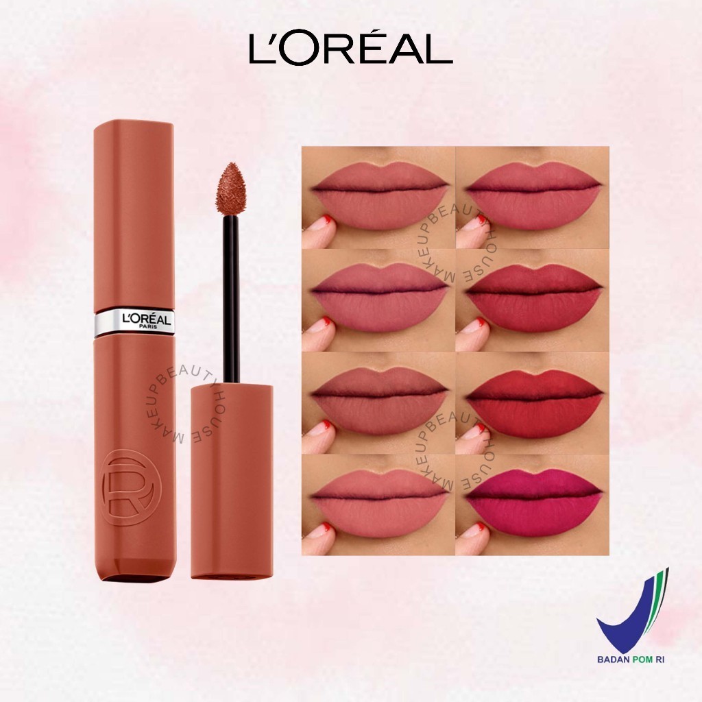 LOREAL Paris Infallible Matte Resistance Liquid Lipstick - Lip Cream Longlasting Transferproof