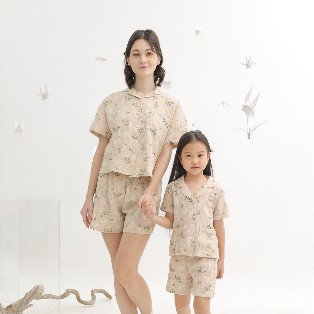 Harlow Kids - NEW Cloud Pajamas for MommyPajamas Mommy/ Pajamas Double Cotton Gauze/Pajamas Wanita/ 