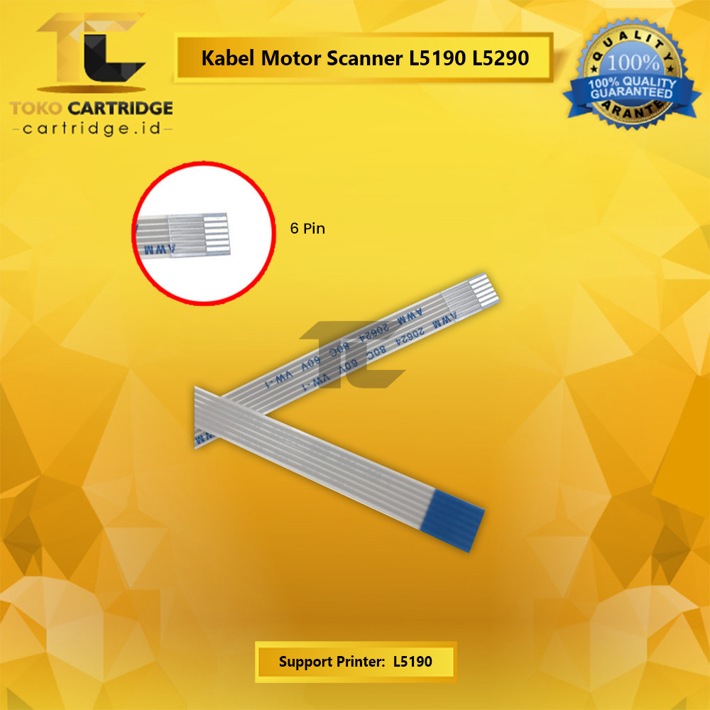 Cable Flexible Motor Scanner Printer EP L5190 (6 Pin), Kabel Scanner L5290 L5190