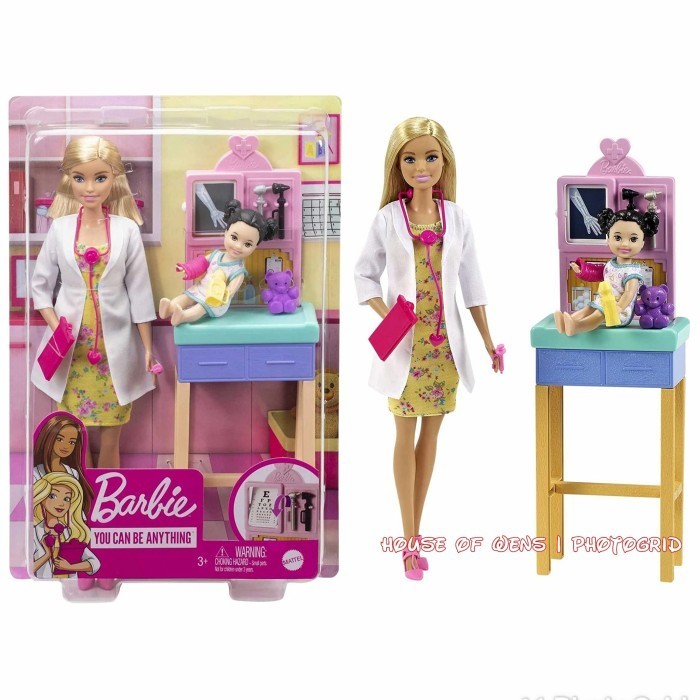 BARBIE PEDIATRICIAN PLAYSET ORIGINAL - BONEKA BARBIE ORIGINAL