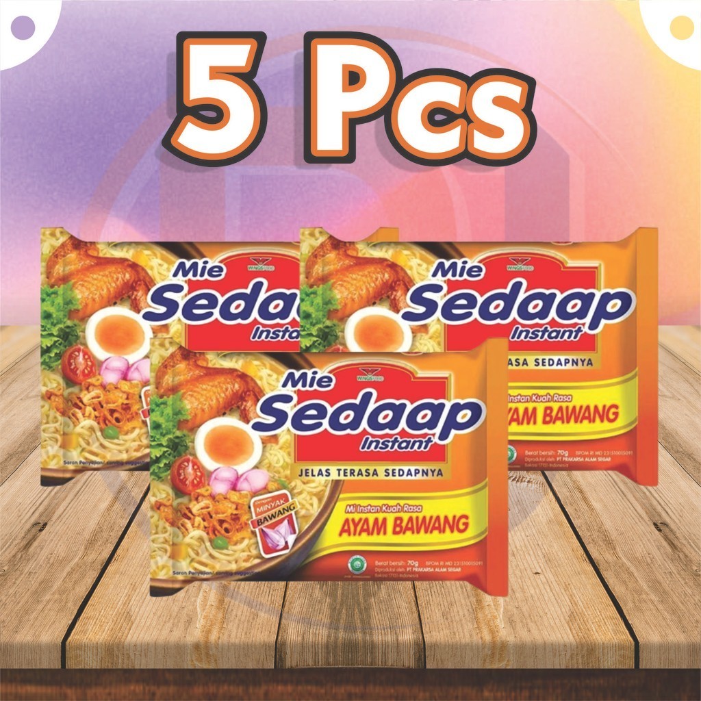

Mie sedaap Ayam Bawang 5Pcs