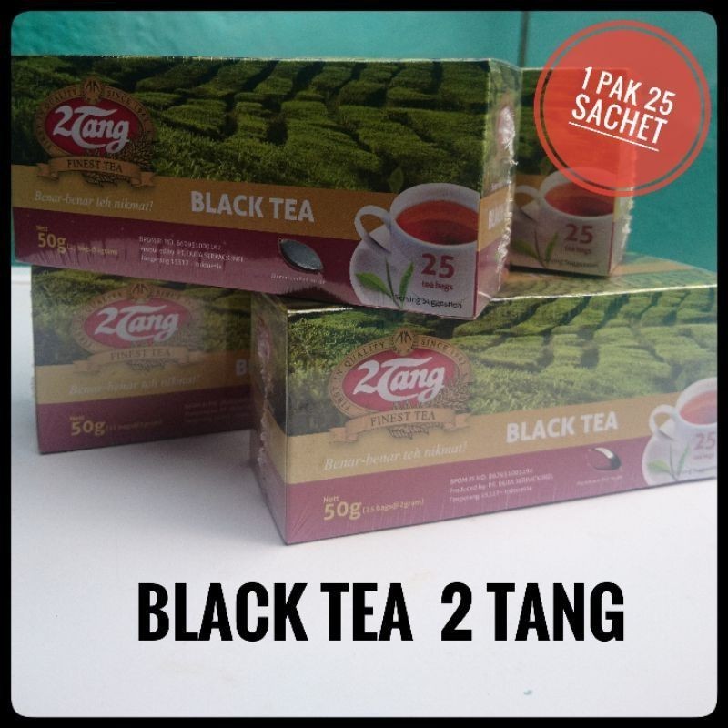 

Teh Hitam Black tea celup 2 Tang