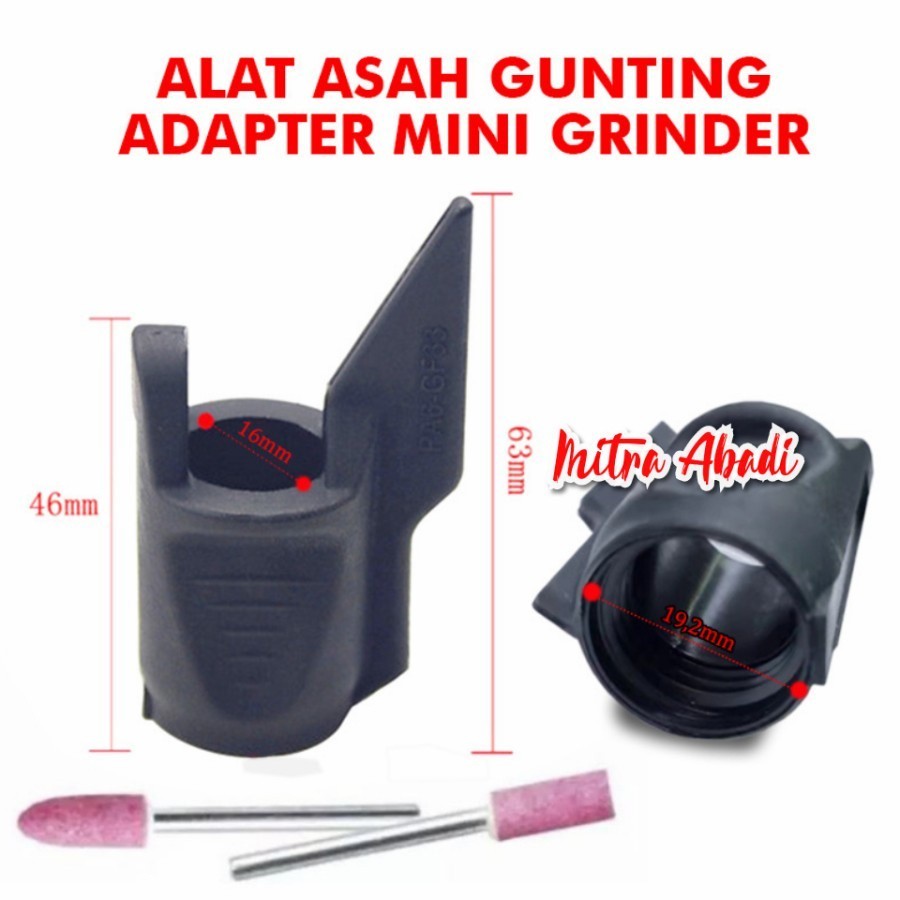 

Guide Sharpening Scissor Mini Grinder / Alat Asah Gunting Adapter