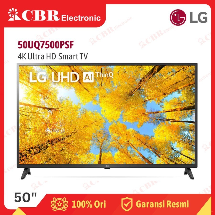 SPESIAL PROMO 70% TV LG 50 Inch LED TV 50UQ7500PSF (4K UHD - Smart TV)