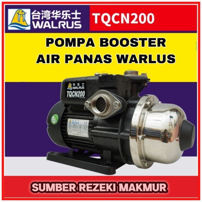 Pompa Pendorong Air Panas Walrus TQCN200 Pompa dorong Water Heater
