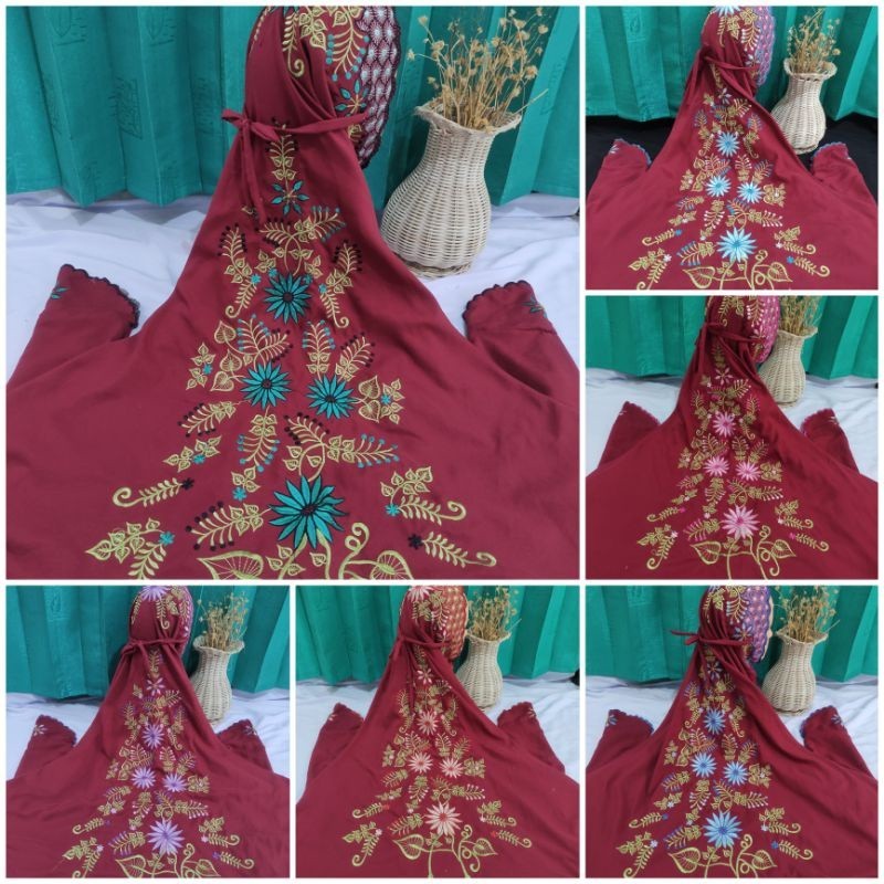 SALE MUKENA TERMURAH TERHITS PASTINYA TERVIRALL(bisa bayar ditempat) Mukena Polino Kain Dasar Warna 