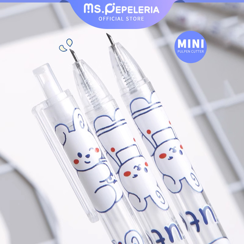 

Mini pulpen Cutter /UKIR KERTAS MINI PEN/pisau Mini Pisau pemotong DIY Pisau ukir Lucu Untuk Parcel / Kantor / Sekolah -Ms.Pepeleria