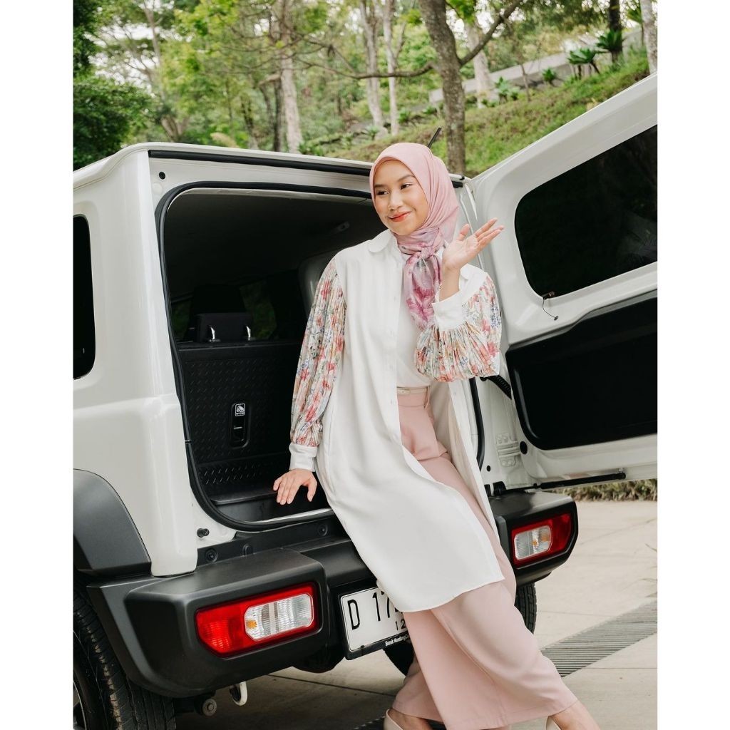 FLASH SALE Zoya Zazie Midi Dress Dress / Baju Gamis Kekinian / Dress 2024 / Dress Muslim