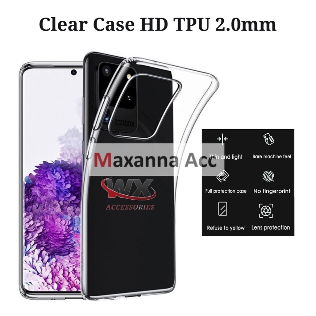 [MAXANNA] [ Oppo Reno 5 / 6(4G) / 6(5G) / 6 Pro+ / 7(4G) / 7(5G) / 7Z(5G) ] Soft Case HD TPU Clear P