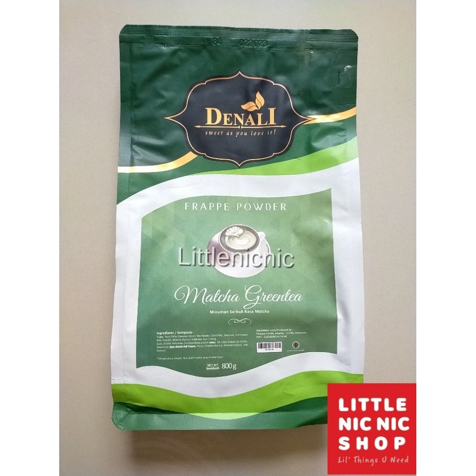 

NRW Bubuk Minuman Denali Matcha Green Tea Powder frappe