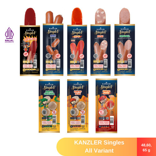 

KANZLER Singles All Variant Sosis Bakso - Pilihan Sosis Bakso Praktis dalam Satu Paket