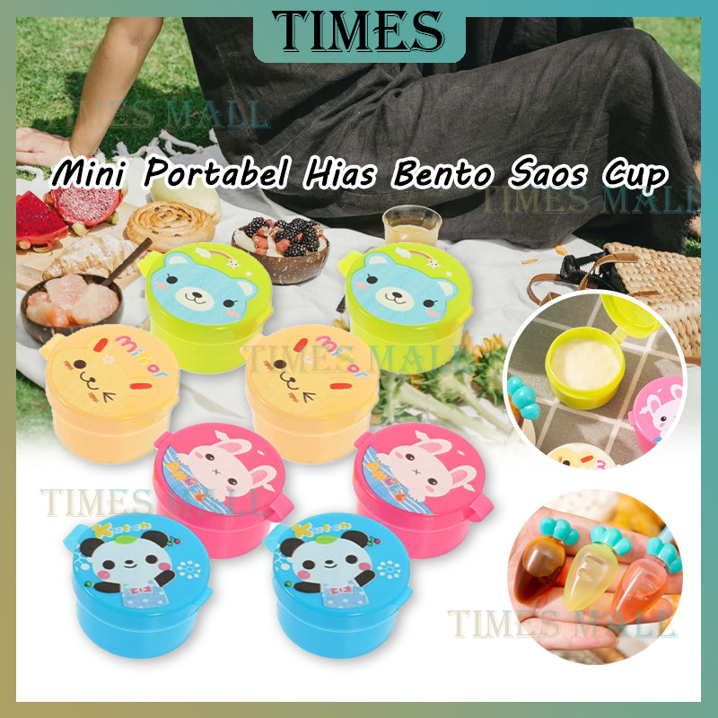 9Pcs Botol Saus Bento Mini/Botol Wadah Saos Salad Mini Saos Bento/Wadah Tempat Saus Bekal