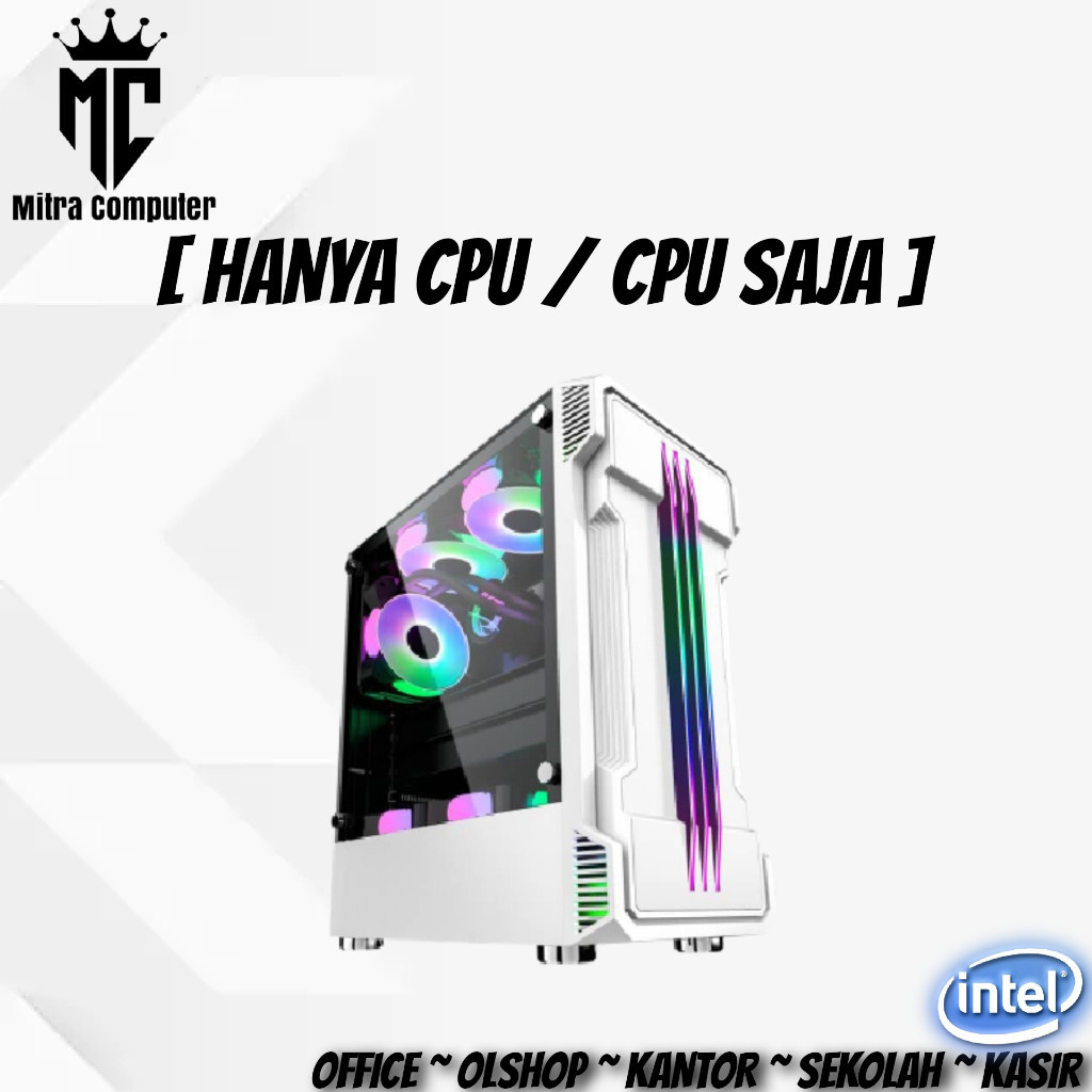 PC RAKITAN CORE I5 SSD 512 GB RAM 8 GB HDD 500 GB SIAP PAKAI
