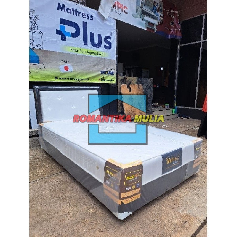 (SIAP KIRIM) Spring bed Full Set 160x200 / Springbed Divan No 2 160x200 / Kasur Murah Cirebon Kuning