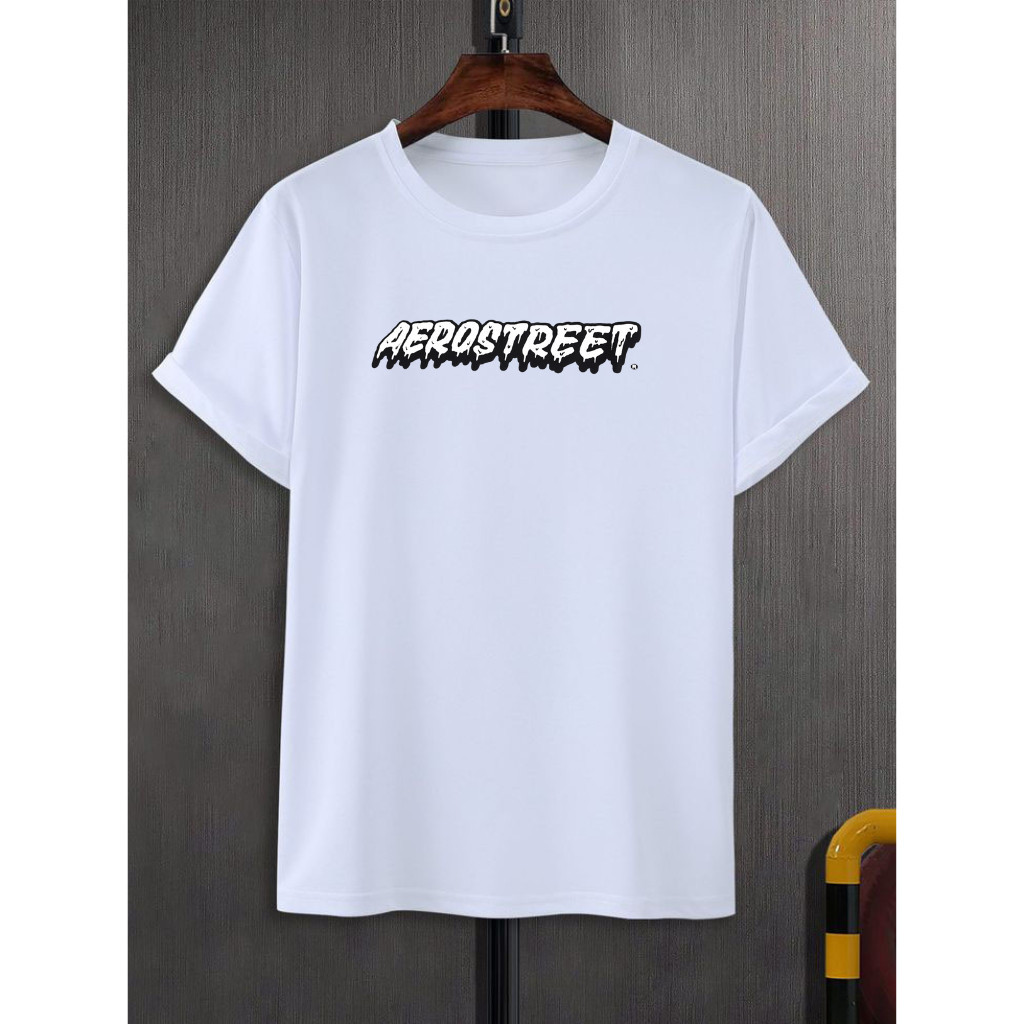Hot Item Aerostreet Tshirt Kaos Pria Keren Murah - Aerostreet T Shirt Change Color Putih Kaos T-Shir