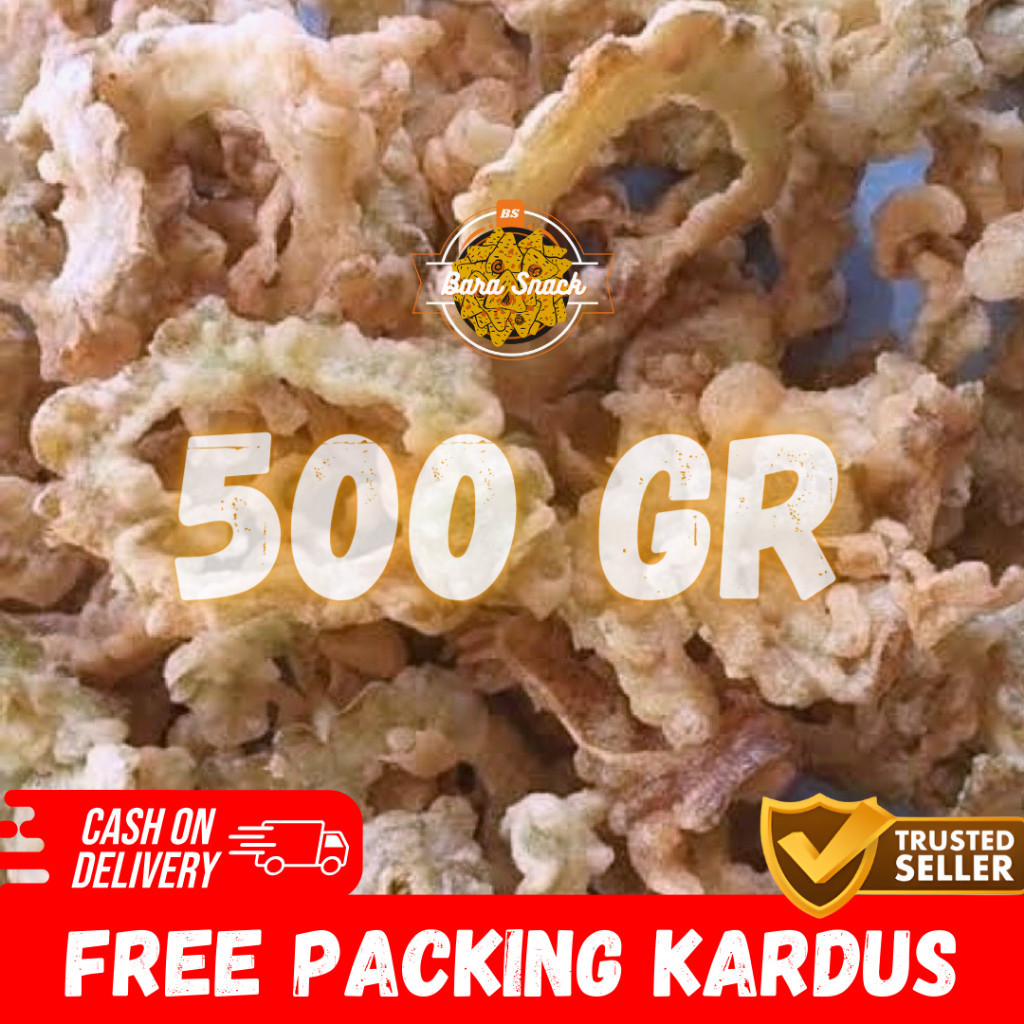 

[ 500gr ] Keripik Pare Gurih Cap RBK Premium / Kripik Pare Crispy / Camilan Snack Kiloan Murah -K