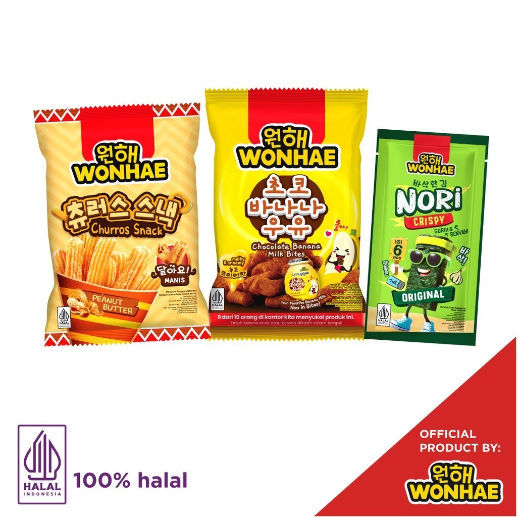 

Wonhae New Crunchy Kit / Bundle Snack / Makanan Ringan Snack