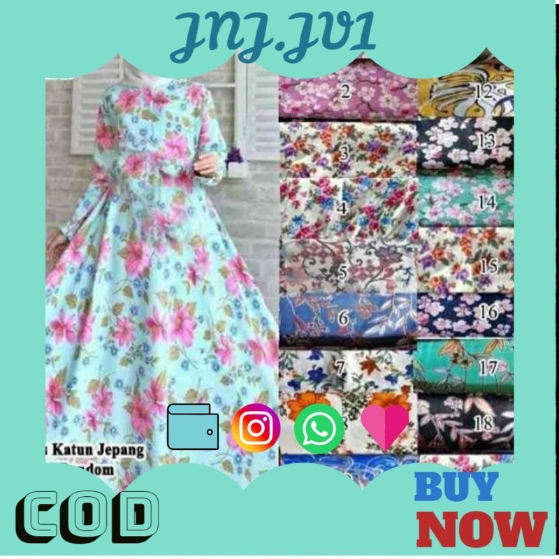 5.5 BIG SALE PROMO GAMIS KATUN SUNRISE MURAH JEPANG / MONALISA SUNRICE GRACIA RASTY POLKADOT RETRO R