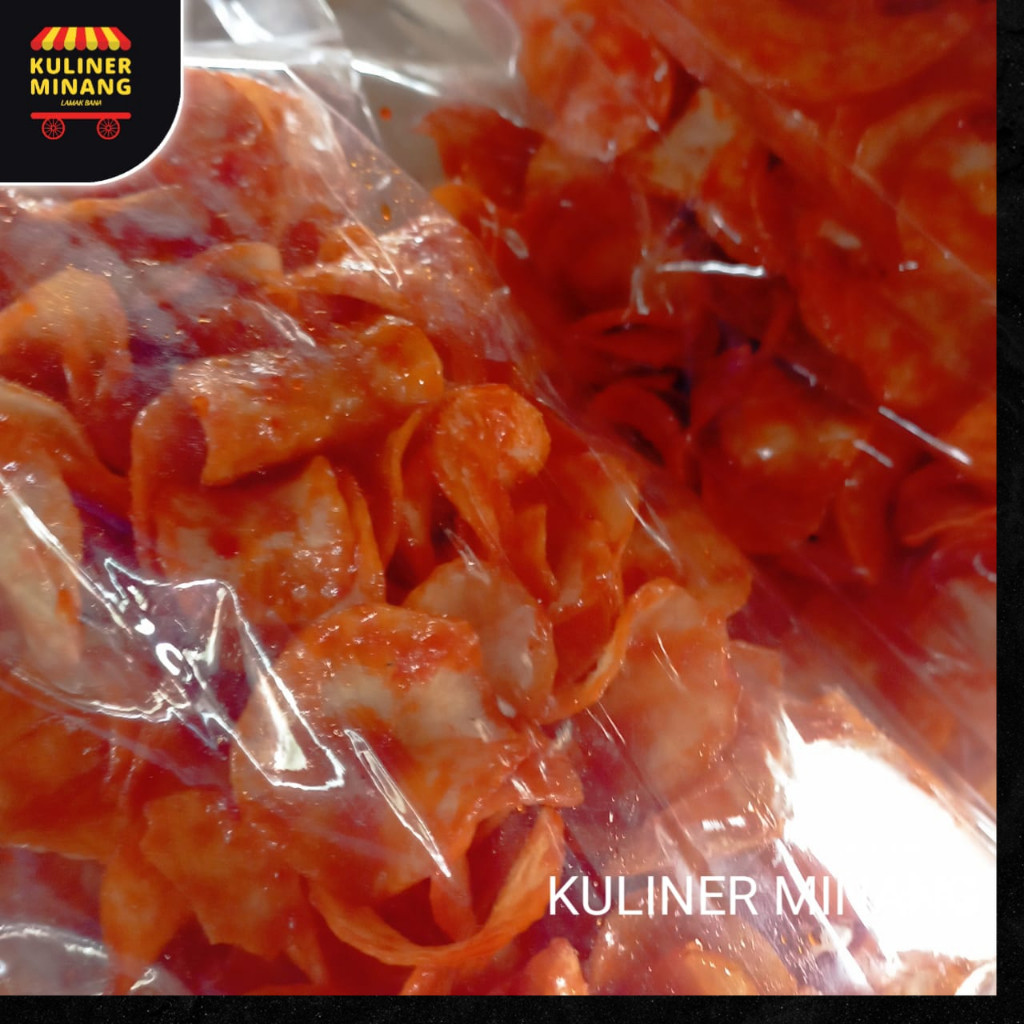 

Kerupuk Keripik Kripik Sanjai Balado 250g