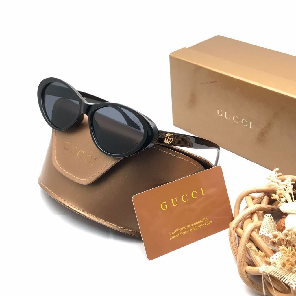 Kacamata Gucci CC9820 Kacamata Hitam Model Kacamata Fashion / Kacamata Anti uv Untuk Kacamata Wanita