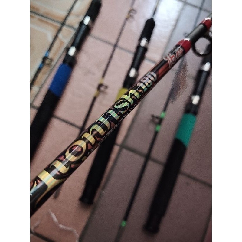 Joran Fiber solid padat Daido Lion fish busa full 150cm 165cm 180cm