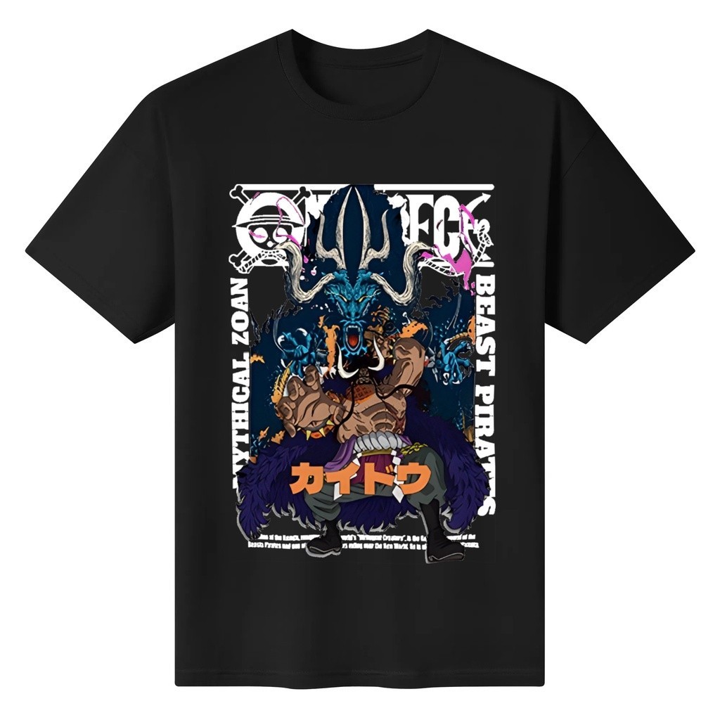 ANIME SHIRT - ETQT - ONE PIECE KAIDO ROUND NECK  Cotton High Quality Unisex T-shirt