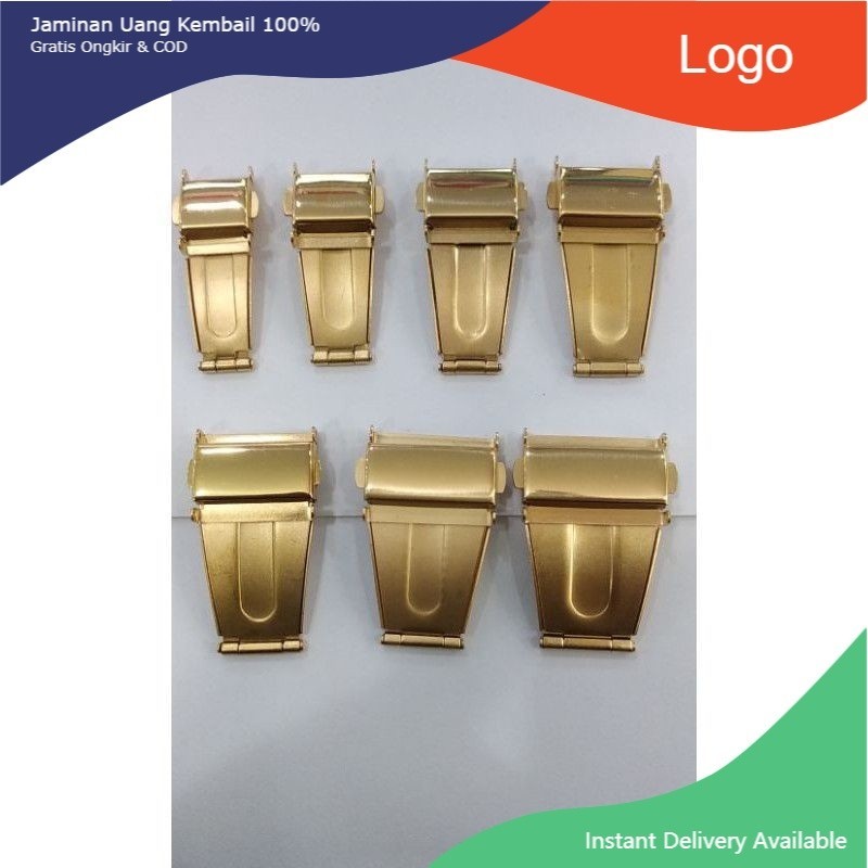pencetan rantai jam mirage buckel mirage pengait rantai jam tangan gold