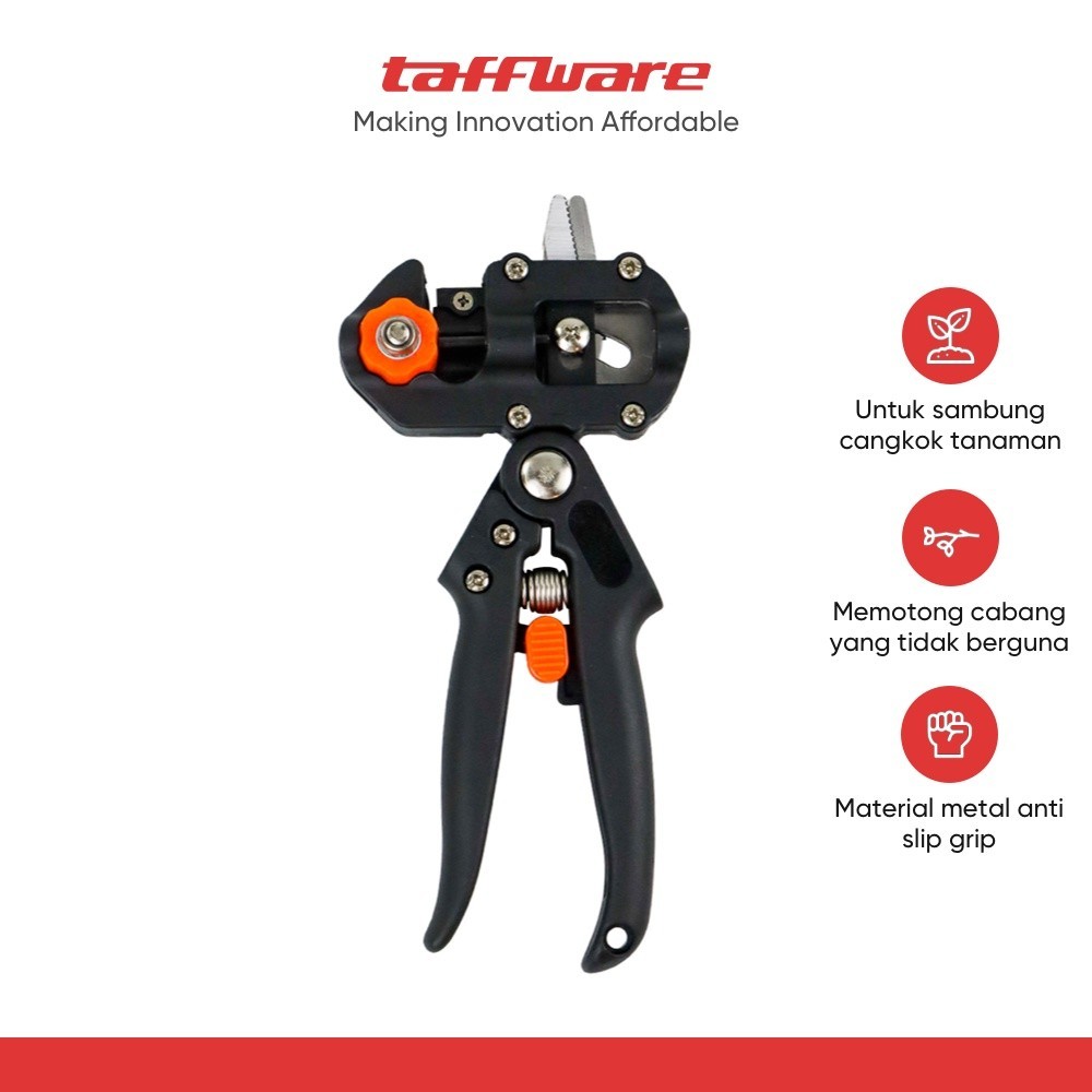 

Taffware Gunting Okulasi Sambung Batang Tanaman - 210