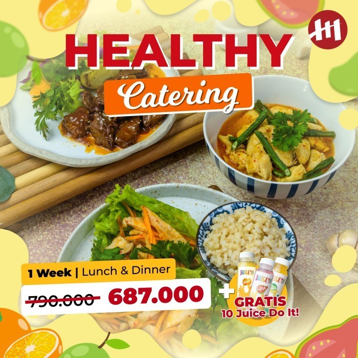 

YP Healthy M Kitchen - Catering 1 Week Lunch & Dinner | Makanan Diet