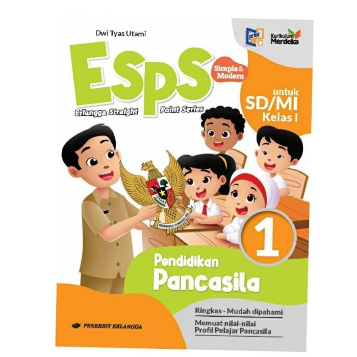Terlaris ✨ -BUKU ESPS PPKN KELAS 1 KURIKULUM MERDEKA