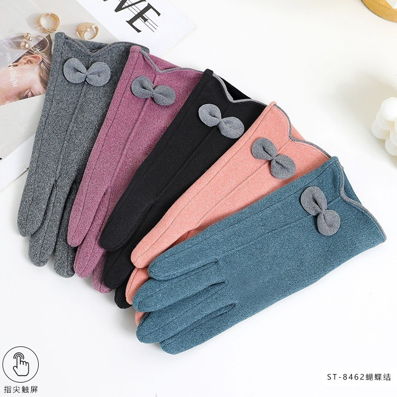RB [ RedPink ] Gloves Sarung Tangan Import Wanita Motoran Outdoor Winter Anti Licin Layar Sentuh