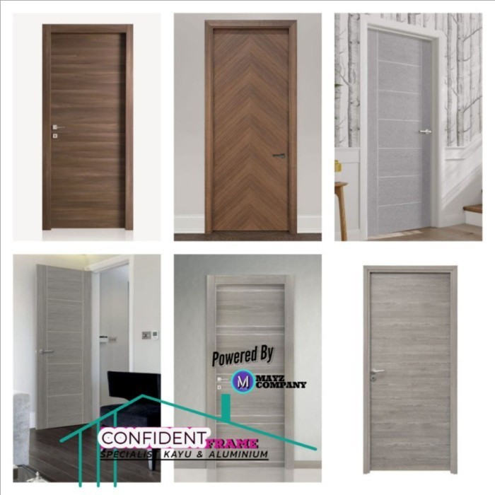 Pintu HPL Minimalis TACO Custom Pintu Kamar Apartemen Door - TCHPL3