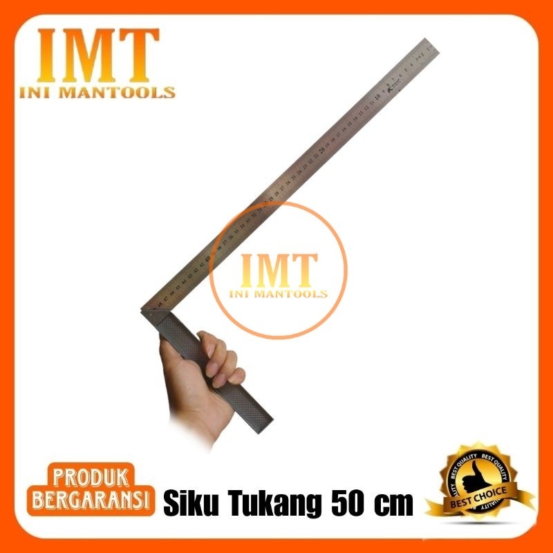 

Kapusi Siku Penggaris 50cm / Penggaris Siku 50cm K-2604 JunDW