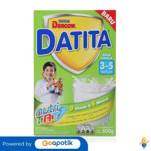 

Dancow Datita Usia 3-5 Tahun Rasa Vanila 500 Gram Box