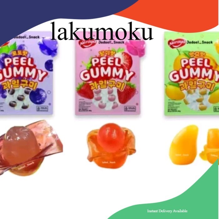 

permen peel gummy aneka rasa buah 80 gr/permen gummy 80 gram