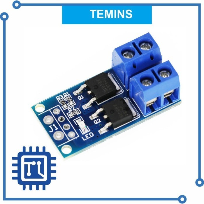 Modul Dual MOSFET High Switch Switching Trigger bisa untuk PWM atau Sakelar