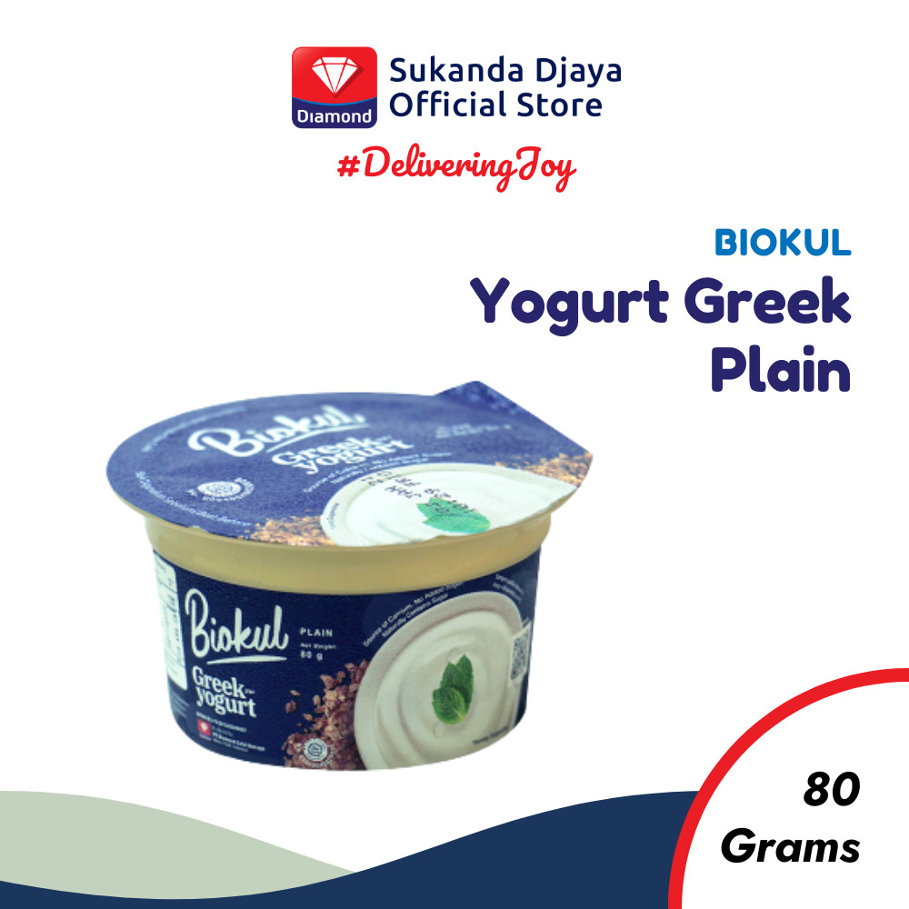 

Biokul Yogurt Rasa Plain (Greek Style) 80 Gr