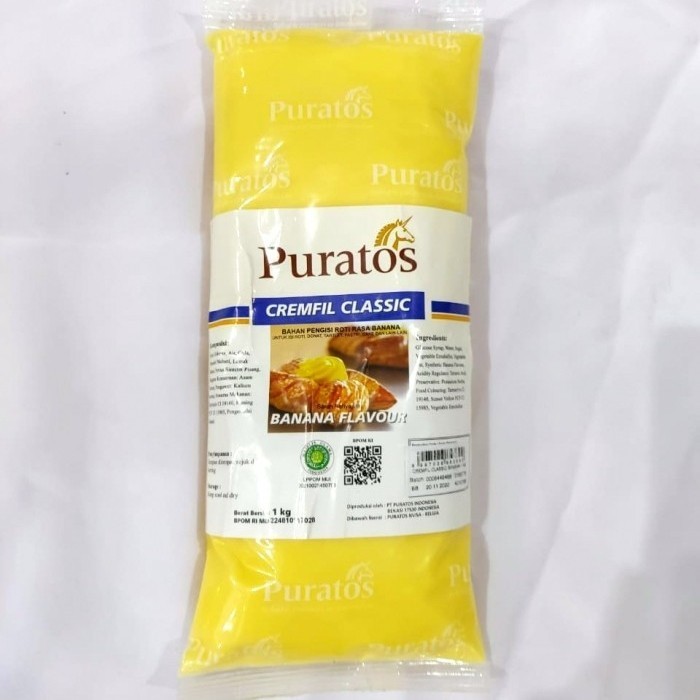 

[New] PURATOS CREAMFILL VANILA 1KG U / ISIAN DONAT,SOES,ROTI