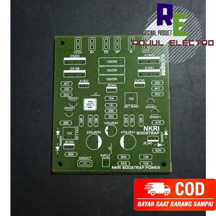 PCB Power Amplifier 1200W NKRI Bostrap